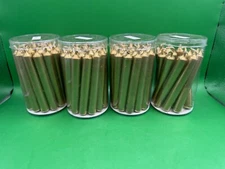 Vintage Neiman Marcus Short Metallic Tapers, Chime Candles (008)