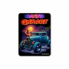 Davids Personalized Garage Sign Neon Lights Theme Customized Metal Sign 9 x 12