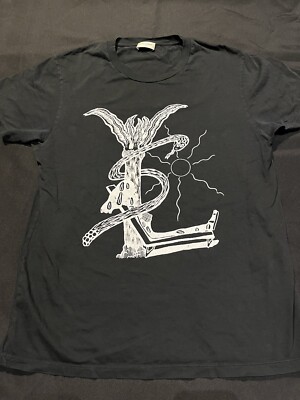 SAINT LAURENT PARIS SERPENT TREE OF LIFE TSHIRT YVES MEDIUM YSL