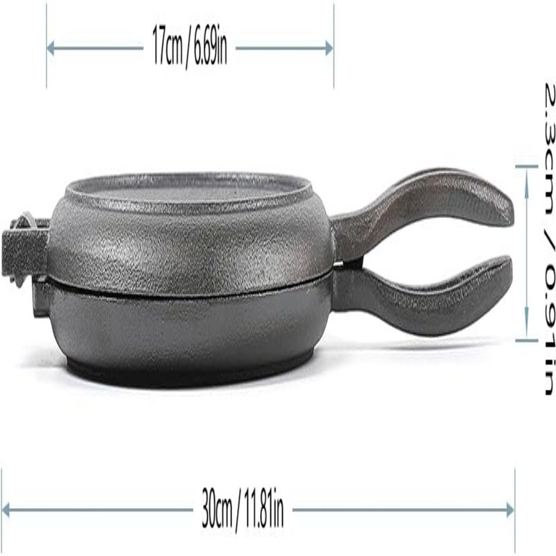 HAWOK Cast Iron Waffle Maker black 01 748528756633 eBay