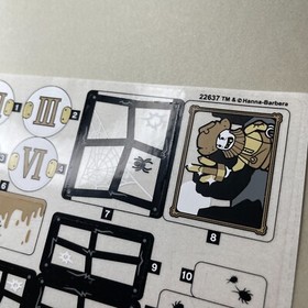 **READ** Lego Scooby-Doo Original Sticker Sheet from Mystery Mansion Set 75904