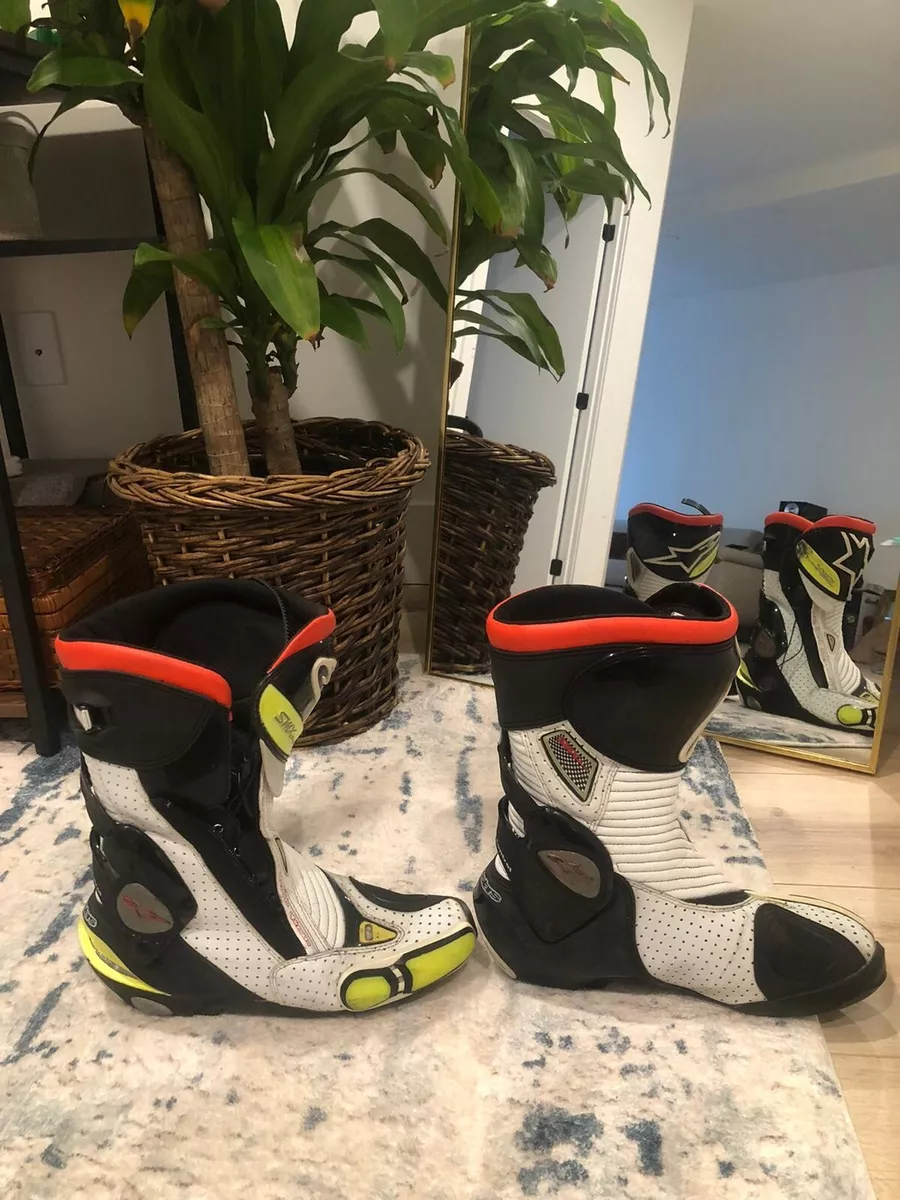 Alpinestars SMX Plus V2 Vented Boots - White/Black