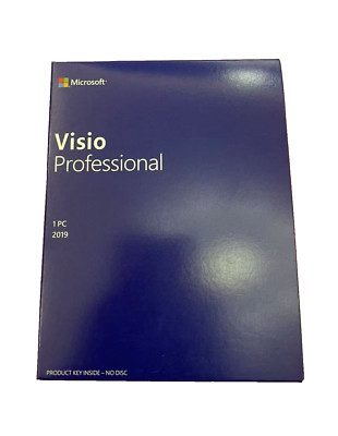 Microsoft Visio 2019 Professional USB Flash Drive - Retail Box - New Sealed