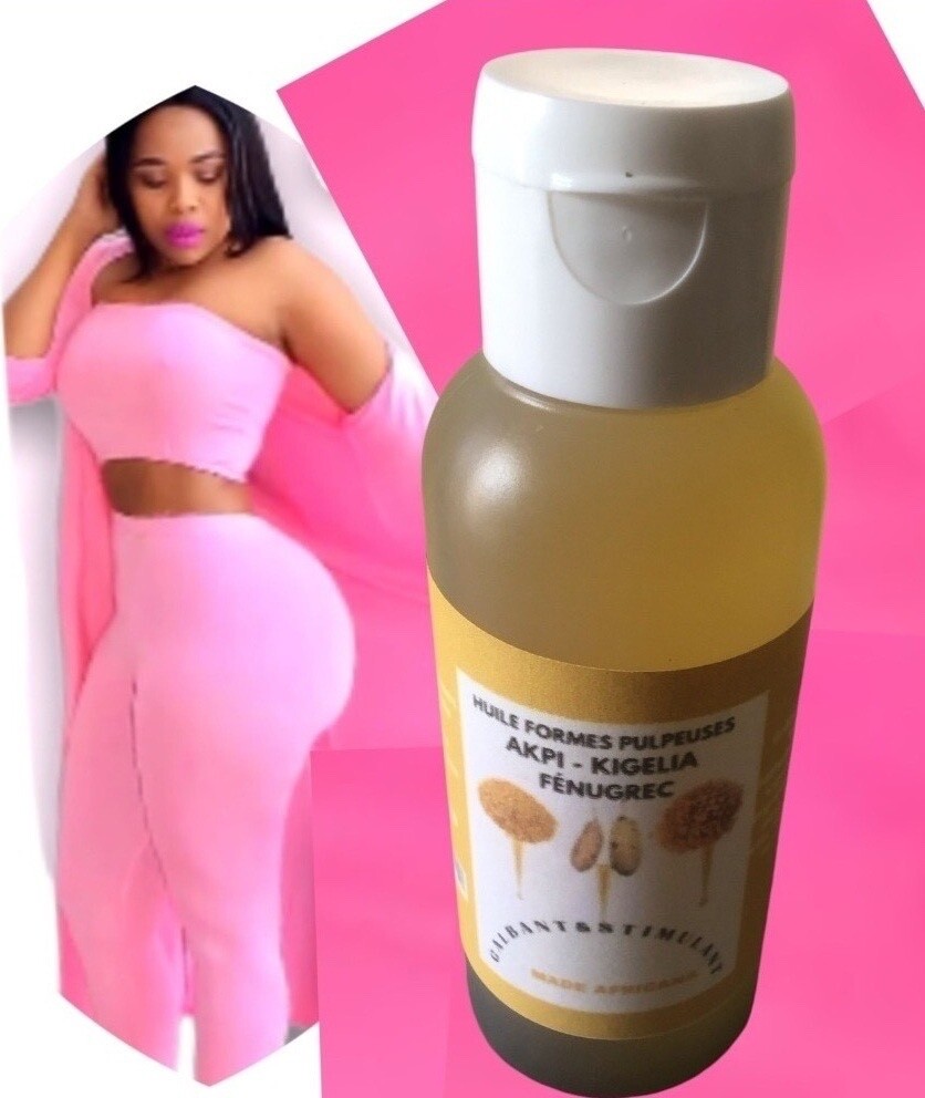 Huile galbante corps de 50ml pour fessiers et hanches