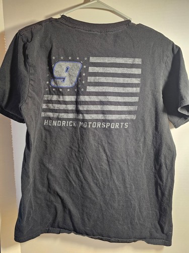 Chase Elliott 9 Shirt Mens Med Black Hendrick Motorsports Racing Cars NASCAR - Picture 3 of 3
