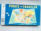 Vintage 1960 “PIRATE AND TRAVELER” Game Milton Bradley-Complete