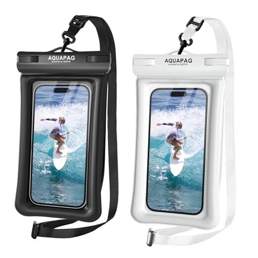 IP68 Waterproof Phone Pouch 2 Pack-Up to 7.0