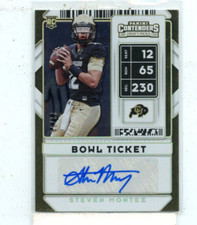 Steven Montez 2020 Panini Contenders Draft Picks Bowl Ticket Rookie Auto #D /99