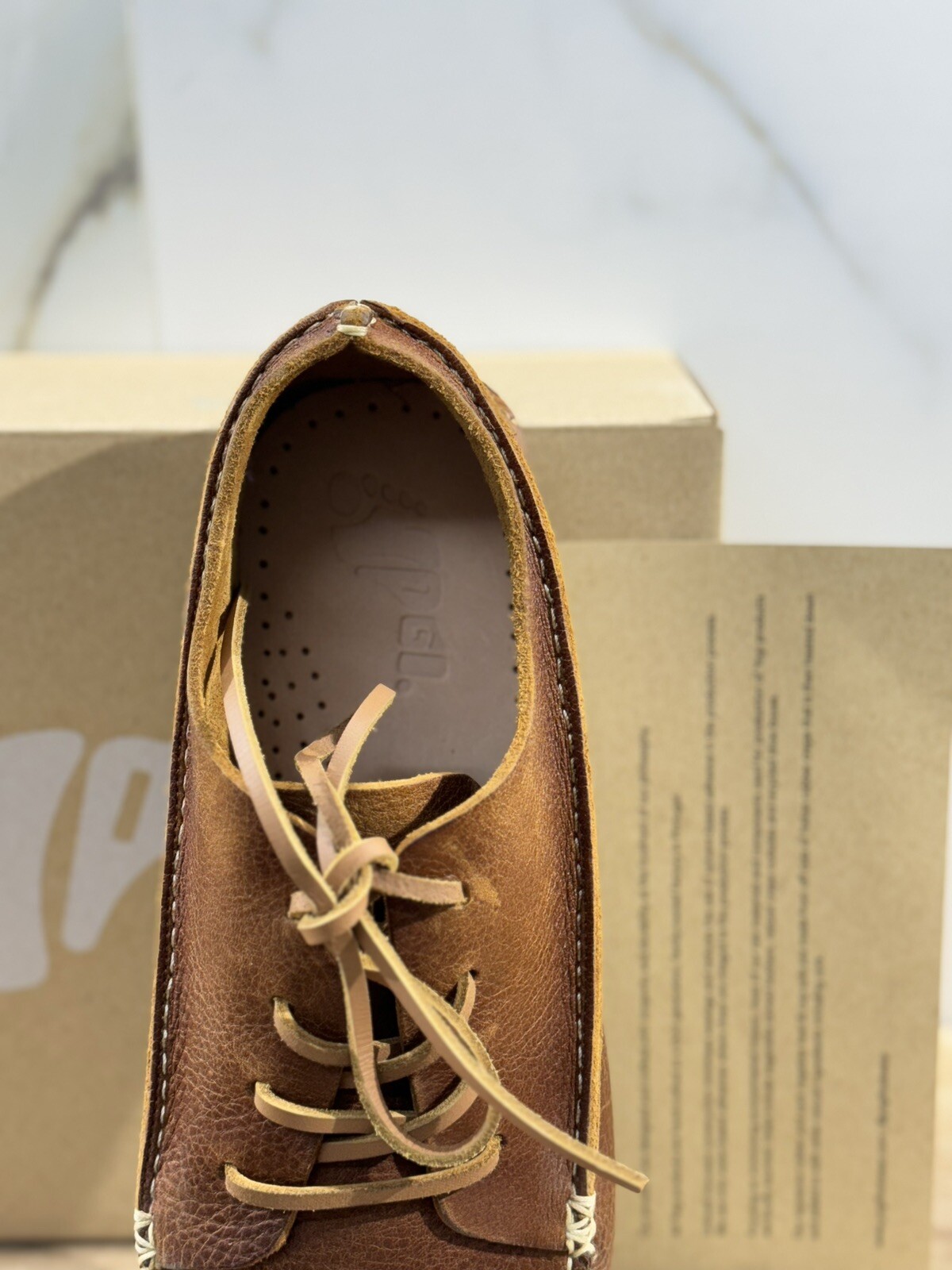 Yogi Men's Shoe Finn Chestnut Brown Leather Casual Icon Shoes Men Yogi