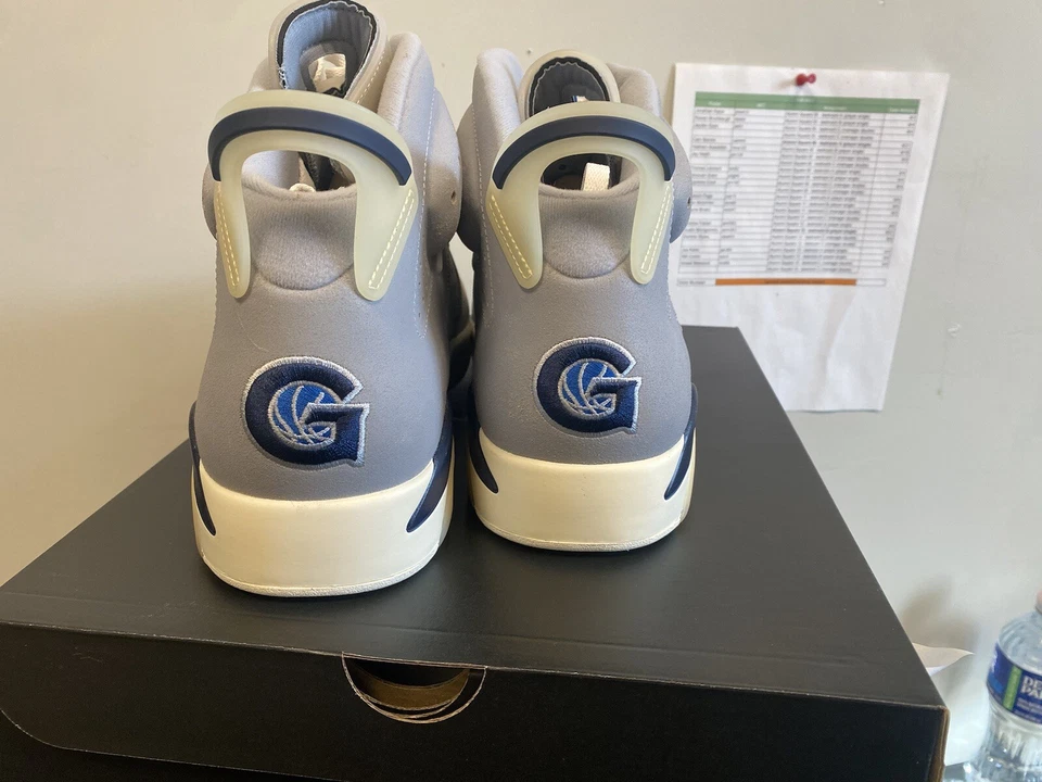 Size 14 - Air Jordan 6 Retro PE Georgetown - Image 4 of 4