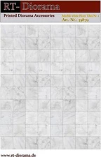Marble White Floor Tiles No.1 White Marble Floor Tiles No.1 1:35 Kit