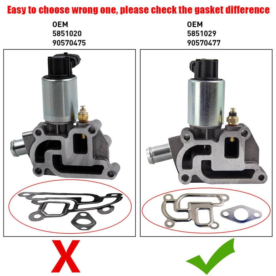 Exhaust Gas Recirculation Valve EGR For Vauxhall Corsa MK I 1999 1.2i 190570477 - Image 2 of 4