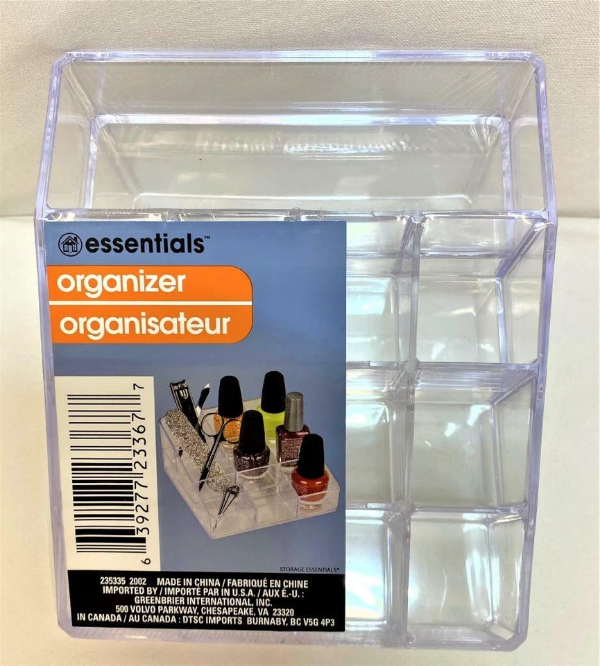 2 Esmalte de uñas acrílico transparente y organizador de herramientas + OPI Nomad’s Dream Polish Foto 2 de 4