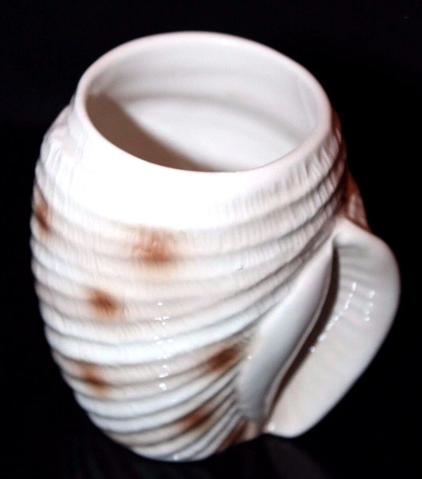 Essential Home Pearl Shells Shell Ceramic Tumbler - Ivory/Brown - Image 2 of 2