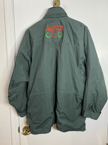 Rainbird Jacket Full Zip Snaps Tuck In Hoodie Size L ( Pit24 L30in.) - Picture 5 of 7