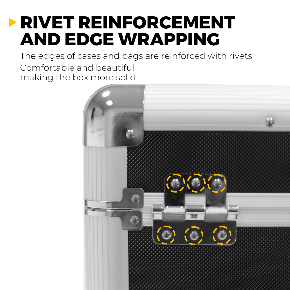 Aluminium DJ Record Storage Flight CaseHolds 100 12" Vinyl LP BoxTough, Strong eBay