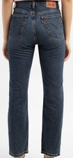 Levi's Women's Wedgie Fit High Rise Stretch Denim Jeans, Dark Blue Size 36 NWT