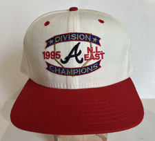 Atlanta Braves 1995 NL East Division Champions Hat Snapback New Era M/L Vintage