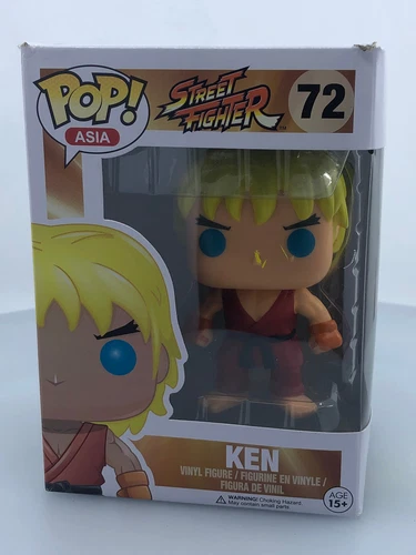 SDCC 2016 Exclusive Street Fighter Ken POP! Vinyl Figure by FunKo DAMAGED BOX