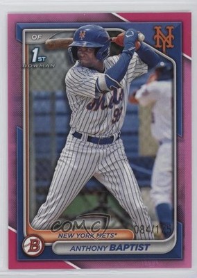 2024 Bowman Prospects Pink Border 84/175 Anthony Baptist #BP-141 1u6