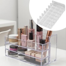 Organisateur de Cils En Acrylique Compact et Robuste à 7 Compartiments,