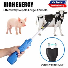 45CM Cattle Prodder Stock Prod 12KV Electric Shock Flexi Rechargeable Led Torch