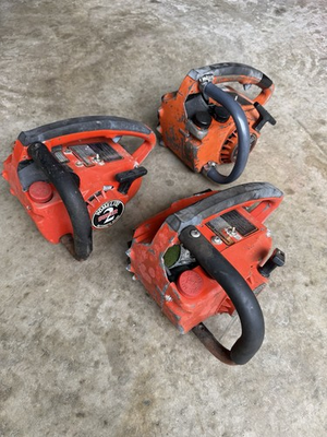 #ad VTG Homelite Super 2 Chainsaw Powerhead Lot Of 3 All Have Compression And Spark $74.99