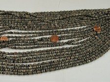 10 Strands 15" 6mm x 8mm India Handmade Water Buffalo Bone Beads DNG-18