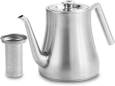 68OZ/2000ML Stainless Steel Teapot with Removable Infuser