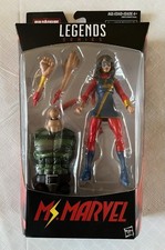 Marvel Legends Ms. Marvel action figure   Kamal Khan   Sandman BAF Hasbro 2016