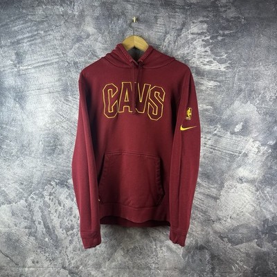 Nike NBA Cleveland Cavaliers CAVS Hoodie Burgundy Vintage Y2K Streetwear
