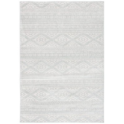 SAFAVIEH Tulum Collection Accent Rug 2' x 3' (Rectangular), Light Grey/Ivory