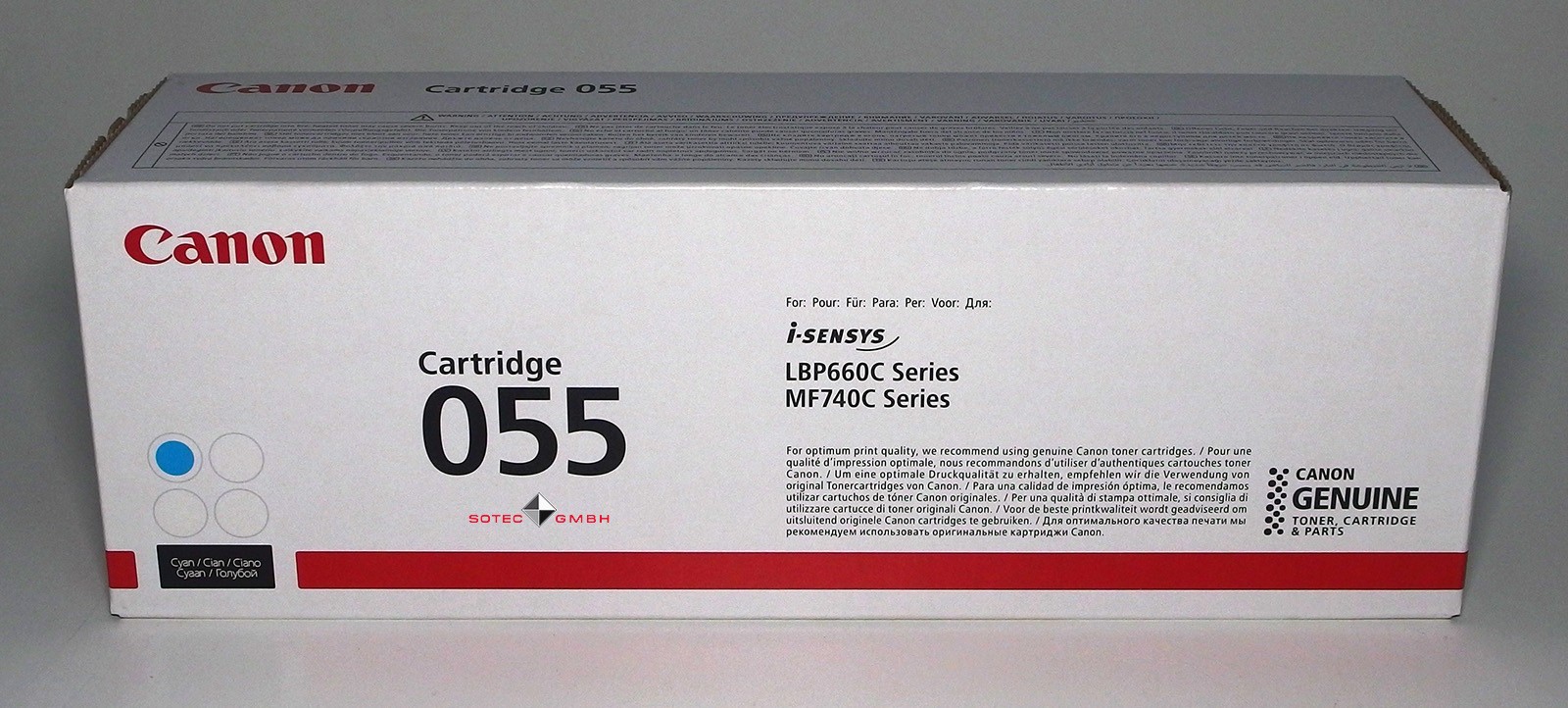 Canon Toner Cartridge 055 Cyan LBP660C MF740C