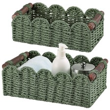 Storage Basket Wicker Baskets for Organizing Toilet Paper Storage Basket for ...