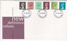 GB 1980 New Definitives FDC Romford cancel unaddressed with encl. VGC