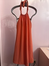 Zara Coral Halter Dress Women’s S