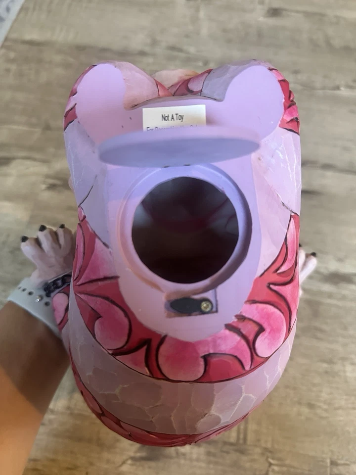 Jim Shore Enesco 4016543 Disney Cheshire Cat Alice in Wonderland Bird House 10" - Image 4 of 4