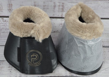 Eskadron Softslate Faux Fur Bell Boots in Bla...