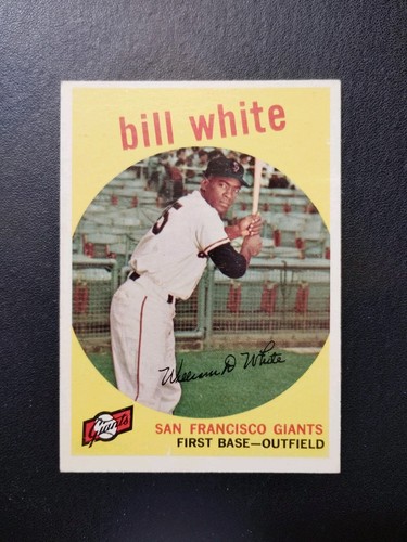 Bill White #359 1959 Topps card