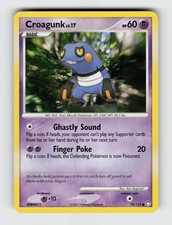 Croagunk 78/123 Common Mysterious Treasures Pokemon 2007 Lightly Played