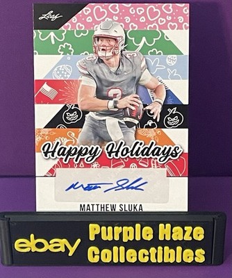 2025 Leaf Holiday - Matthew Sluka #BA-MS2 (AU, RC) James Madison University