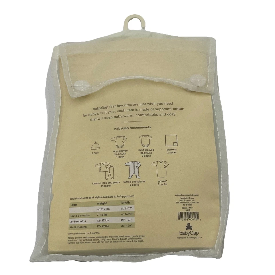 Mameluco BABY GAP Pie Una Pieza 6-12 Meses Línea Verde Manga Nuevo Foto 3 de 3