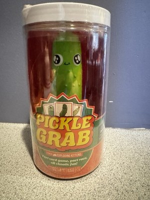 New Exploding Kittens Pickle Grab Speed Grabbing Card Game Race Chaotic Fun!
