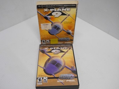 X-Pane 9 Flight Simulation PC CD-ROM Computer Video Game 6 Disc w/ Manual