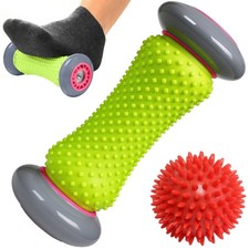 Foot Massage Roller Hard Spiky Ball Plantar Fasciitis Feet Pain Relief Massager