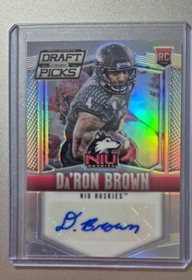 2015 Panini Prizm Collegiate Draft Picks - Da'Ron Brown #160 Silver Prizm Auto