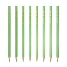 8PCS Colored Pencils Set, Wooden Oil Based Colored Drawing Pencil, Pale Green
