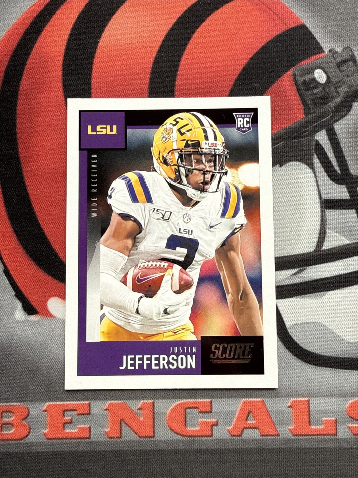 2020 Score Justin Jefferson RC Rookie #430 - LSU Tigers Vikings