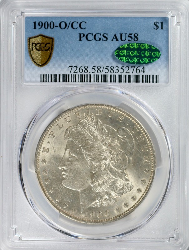 1900-O/CC Morgan Dollar PCGS AU58 CAC