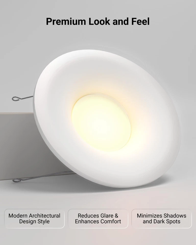 Sunco 12 Pack Recessed Lighting 6 Inch, LED Can Lights, Curved Cone Retrofit ... - Image 3 of 4